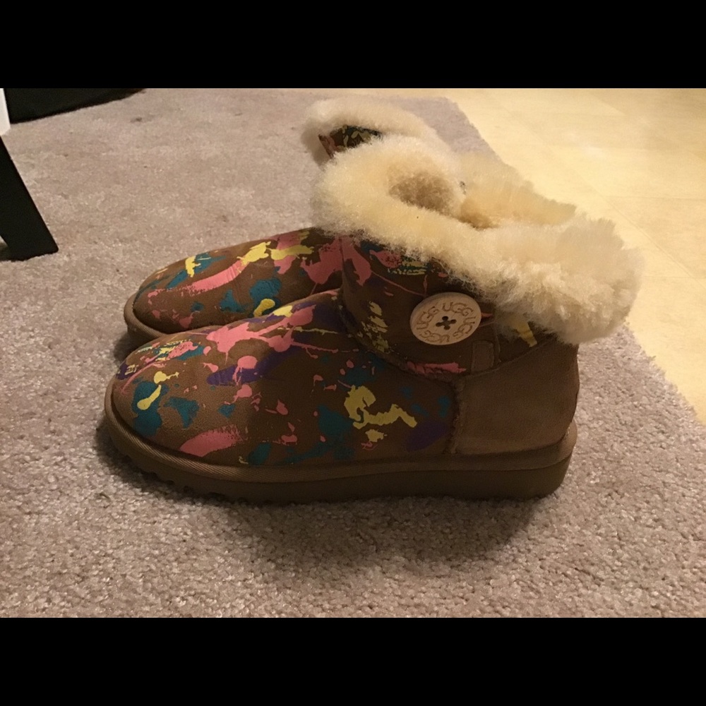 Mini Bailey Paint Splatter Boots *PLEASE READ*